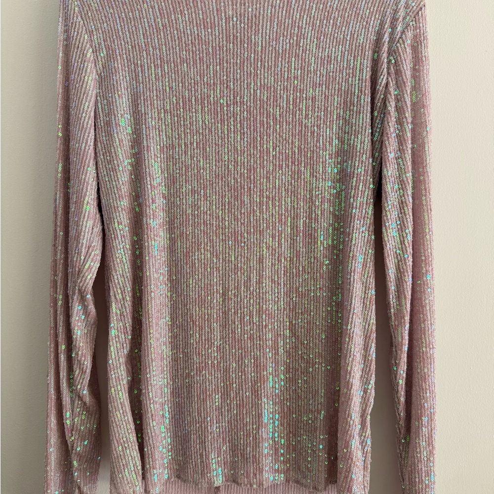 Free People Gold Rush Long Sleeve Top – Size XL (New Without Tags)